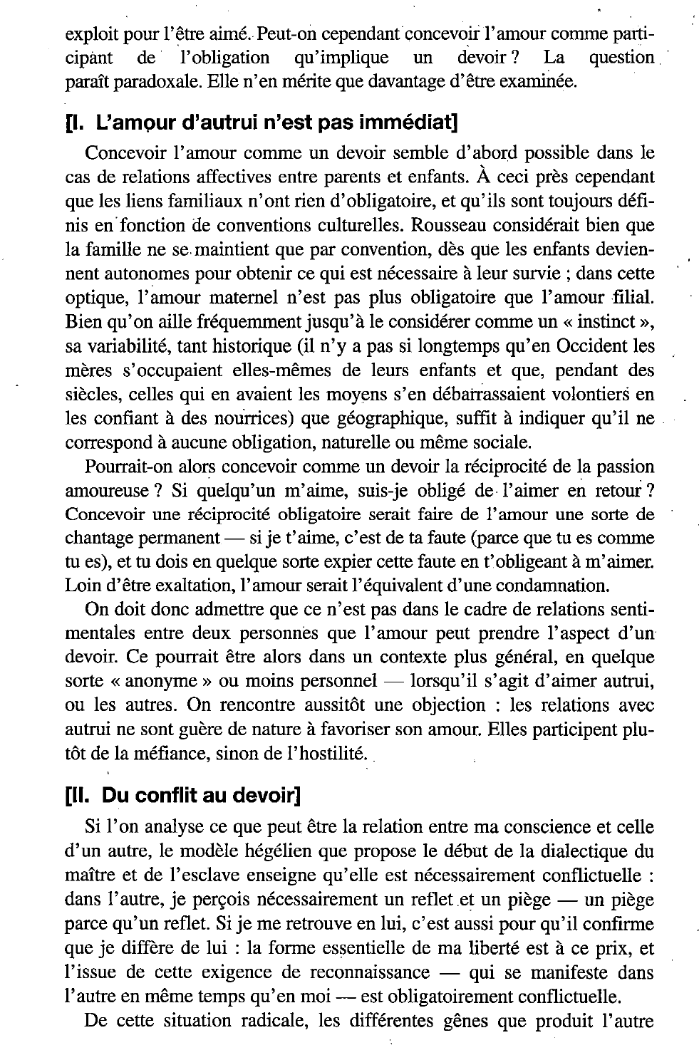 Prévisualisation du document Aimer peut-il être une obligation morale ?