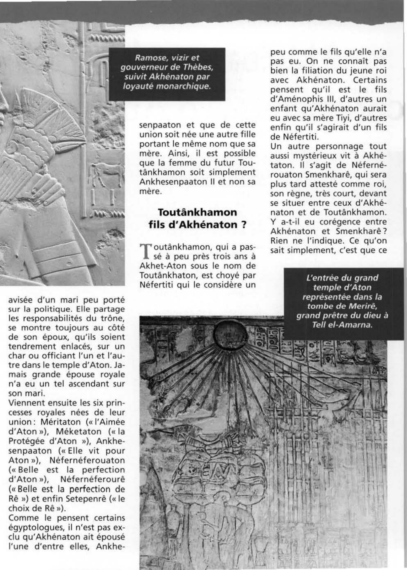 Prévisualisation du document Akhénaton: les compagnons d'Amarna