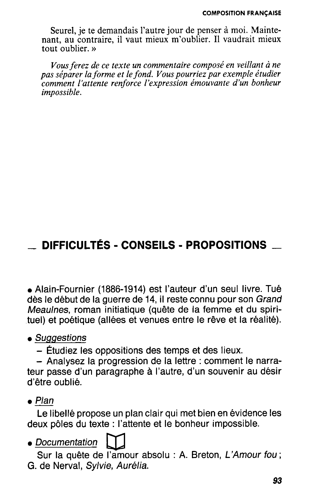 Prévisualisation du document Alain-Fournier (1886-1914) : Le Grand Meaulnes