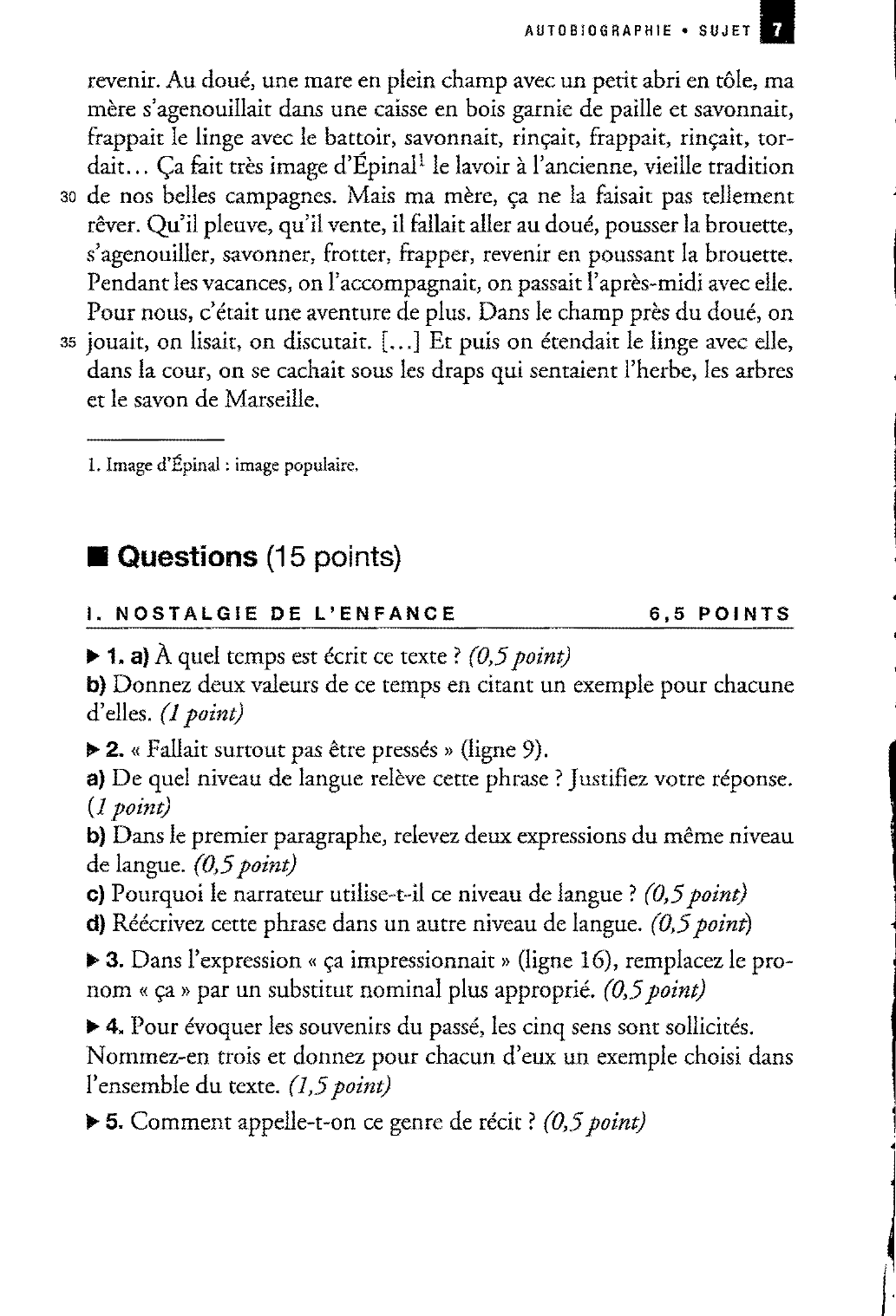 Prévisualisation du document Alain Rémond  Chaque jour est un adieu - Sujet non corrigé