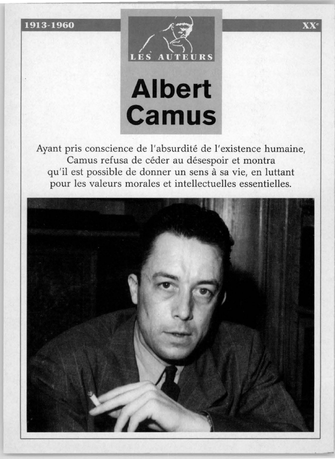 Prévisualisation du document Albert Camus