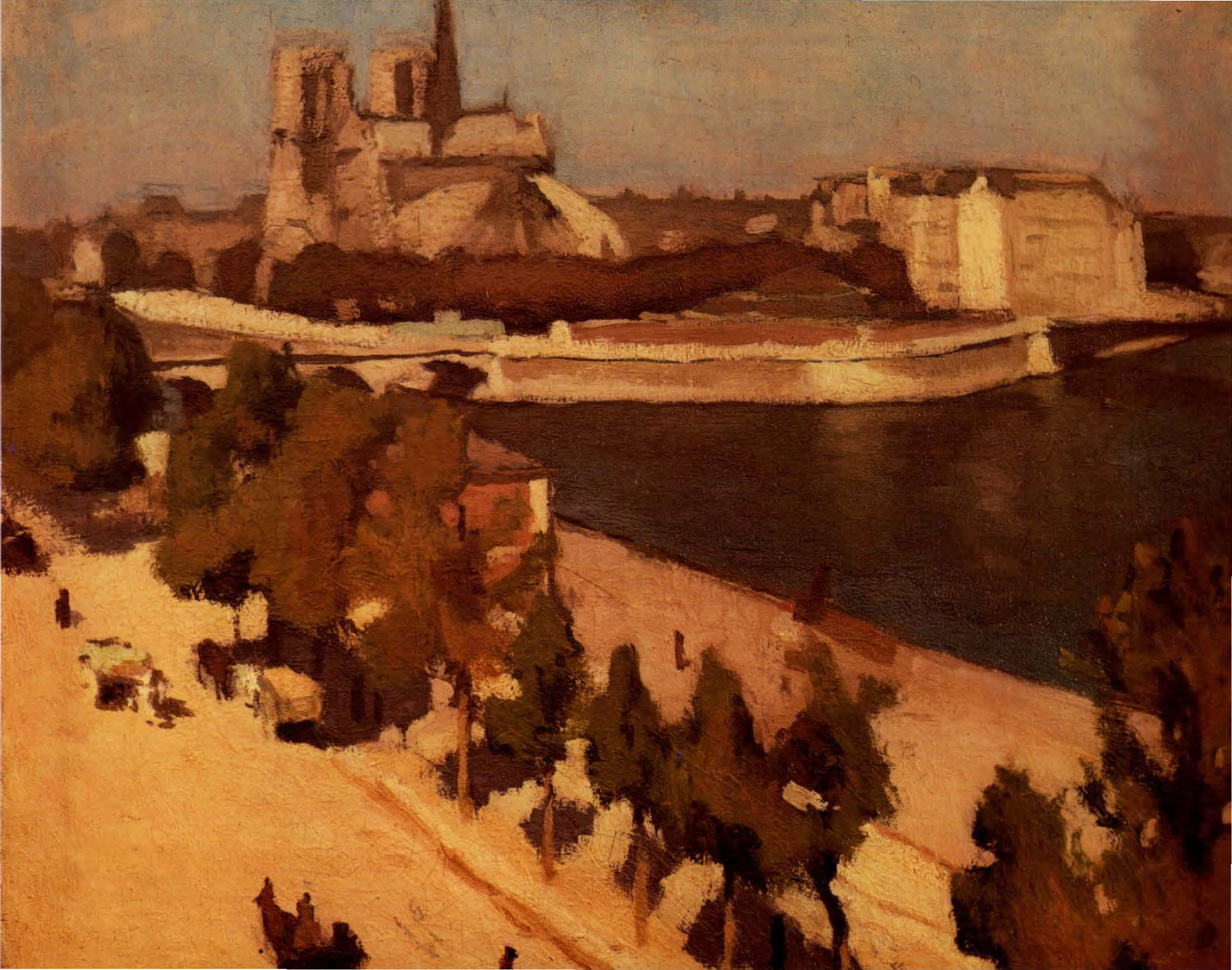 Prévisualisation du document Albert MARQUET:
L'ABSIDE DE NOTRE-DAME.