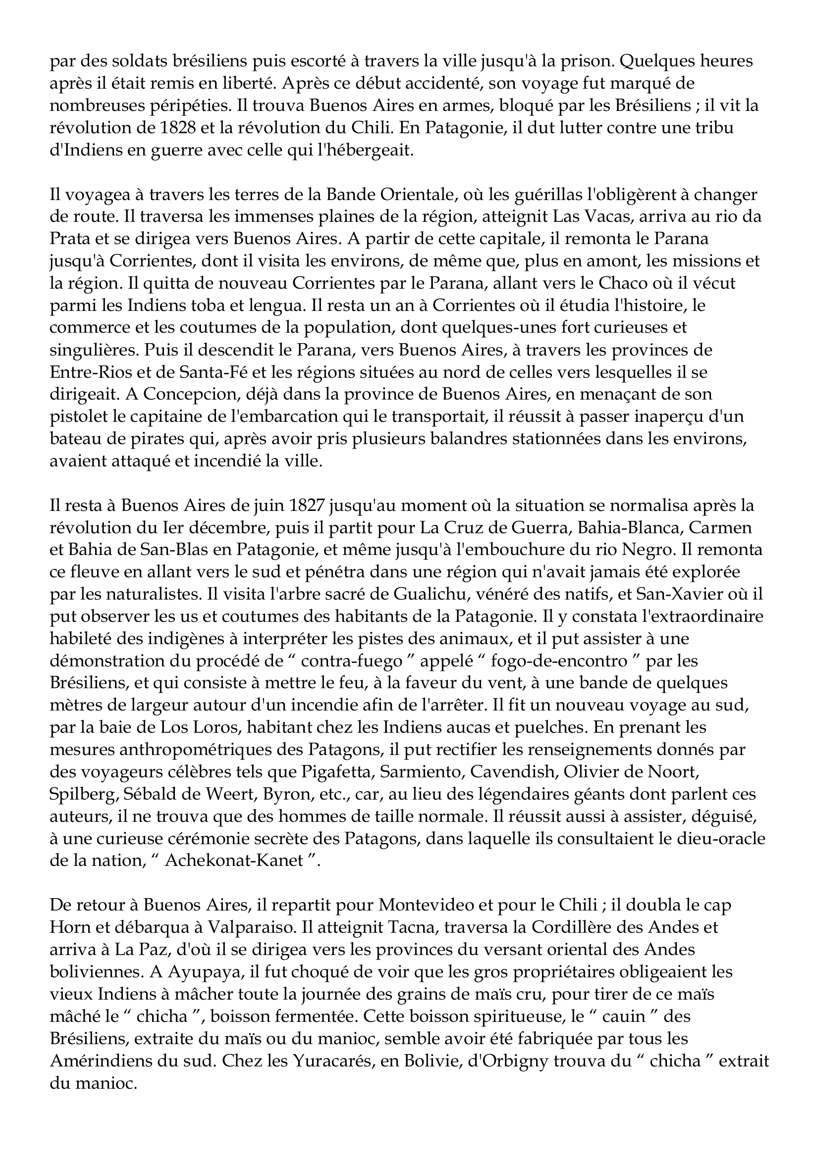 Prévisualisation du document Alcide d'Orbigny
1802-1857
Alcide Dessalines d'Orbigny est né à Couéron (Loire-Inférieure) le 6 septembre 1802, et
mort à Pierrefitte, près de Saint-Denis (Seine) le 30 juin 1857.