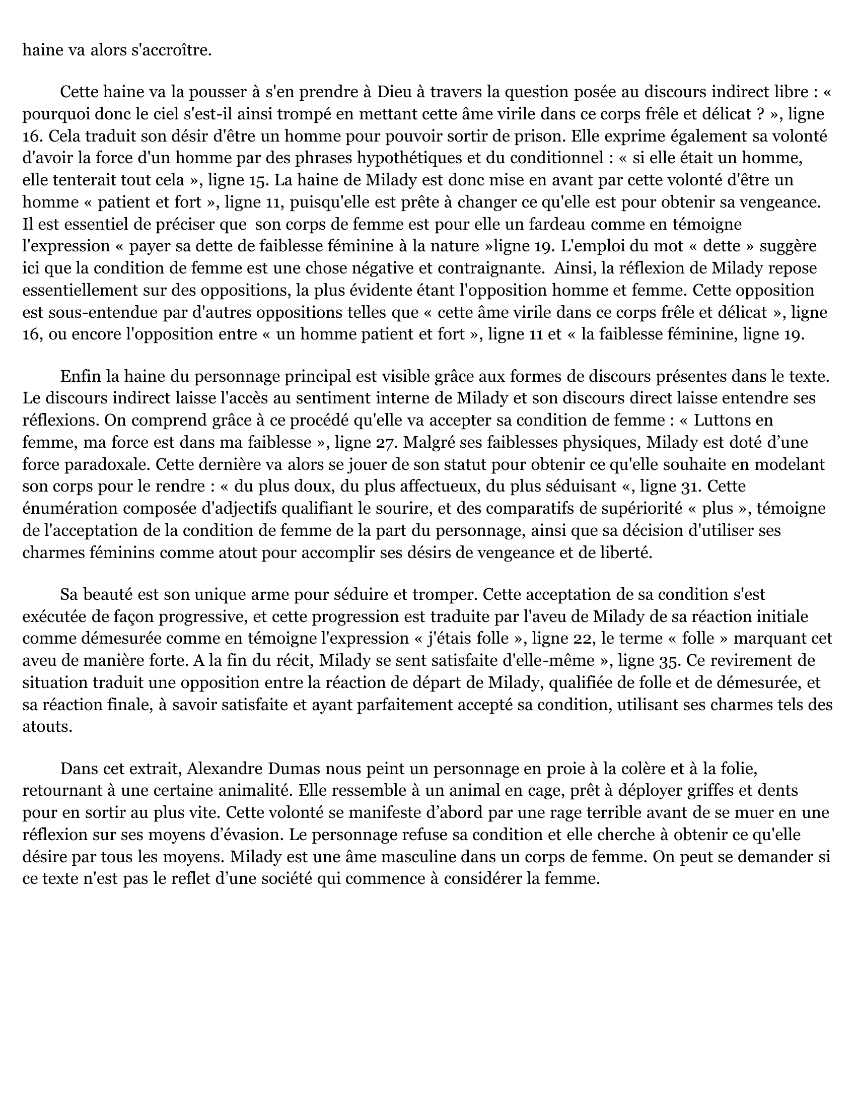 Prévisualisation du document Alexandre Dumas Les trois mousquetaires: Milady