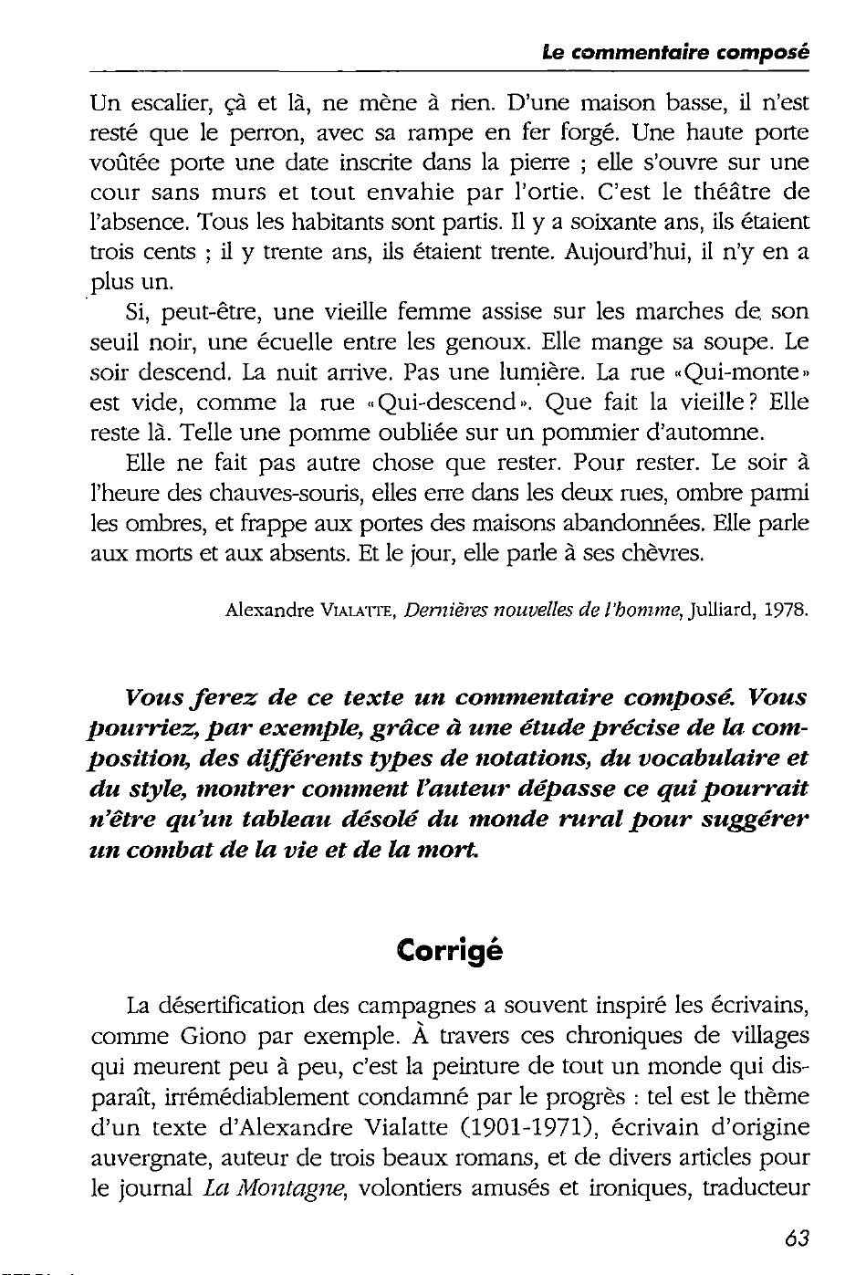 Prévisualisation du document Alexandre Vialatte, Dernières nouvelles de l'homme