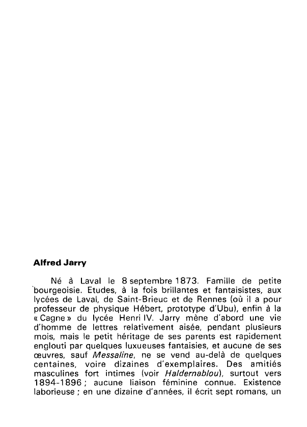 Prévisualisation du document Alfred Jarry