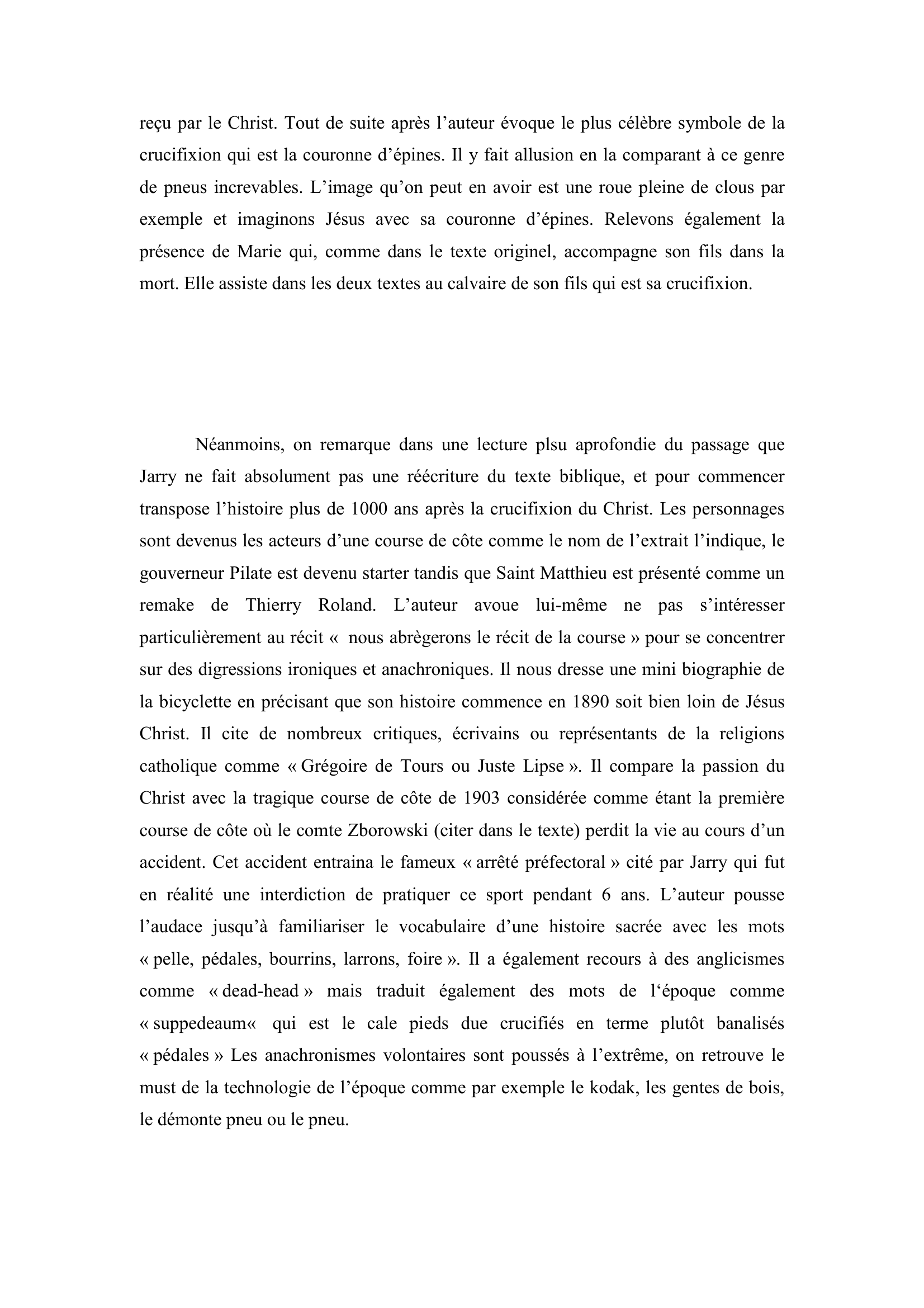 Prévisualisation du document Alfred Jarry - Le canard sauvage en avril 1903: « La passion considérée comme course de côte » (commentaire)