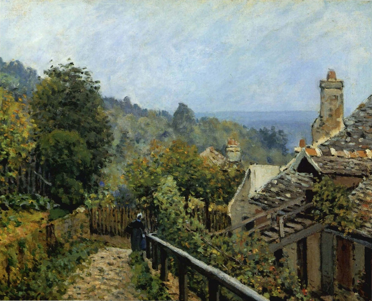 Prévisualisation du document Alfred SISLEY:
LOUVECIENNES, SENTIER DE LA MI-CÔTE.