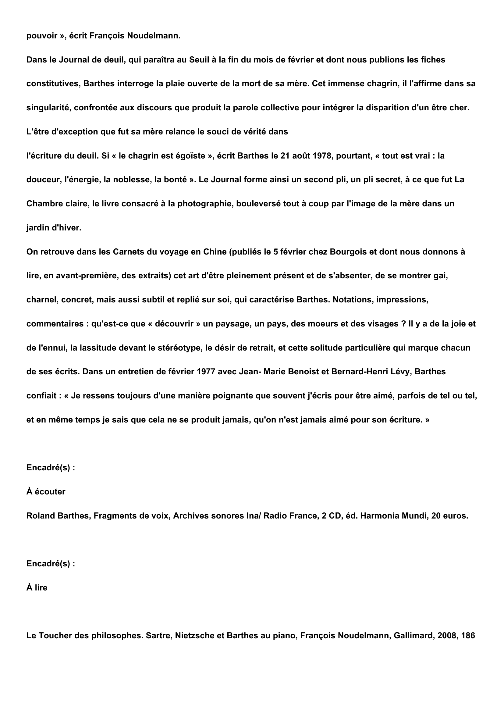 Prévisualisation du document ALIOCHA WALD LASOWSKI-Barthes refait signe