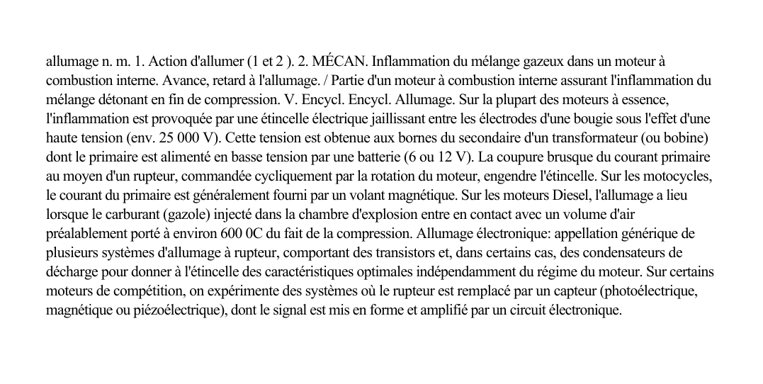 Prévisualisation du document allumage n.