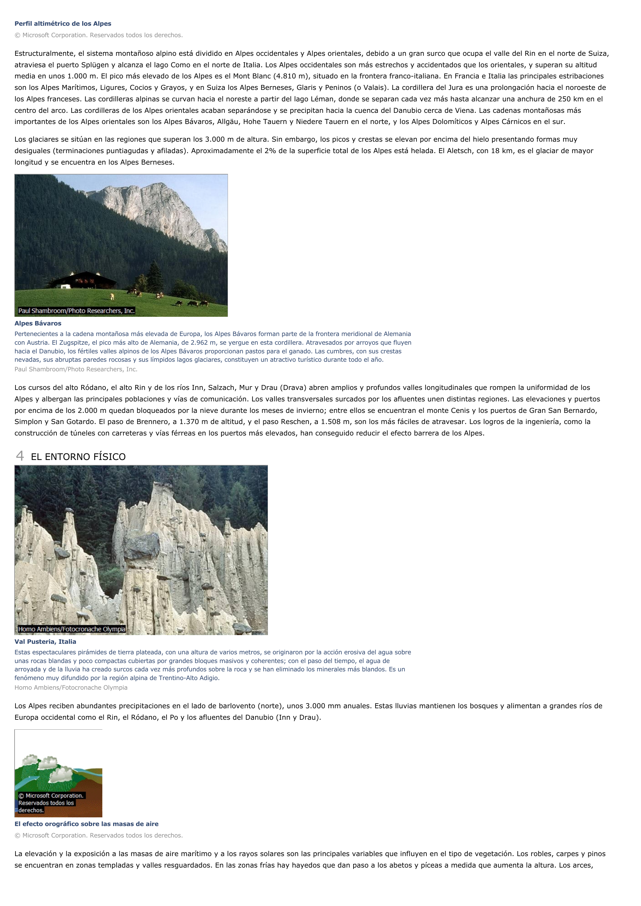 Prévisualisation du document Alpes - geografía.