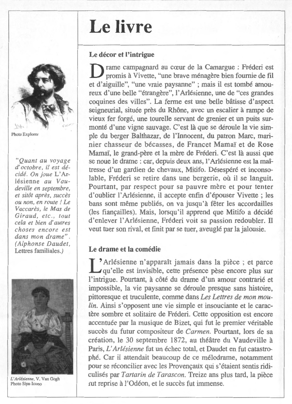 Prévisualisation du document Alphonse DAUDET : L'Arlésienne
