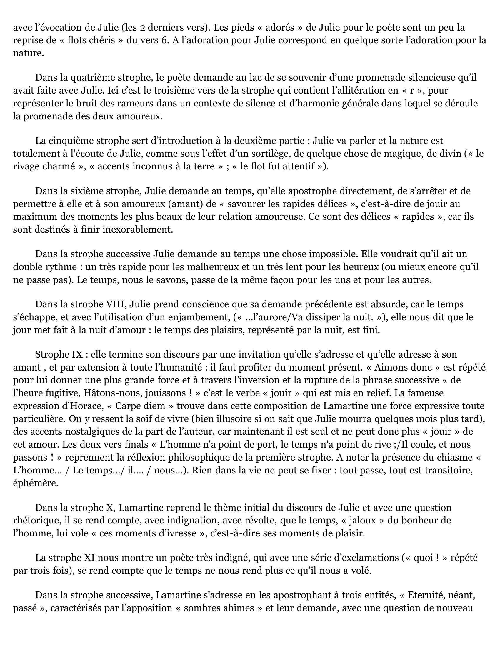 Prévisualisation du document Alphonse de LAMARTINE, Le Lac (Les Méditations poétiques