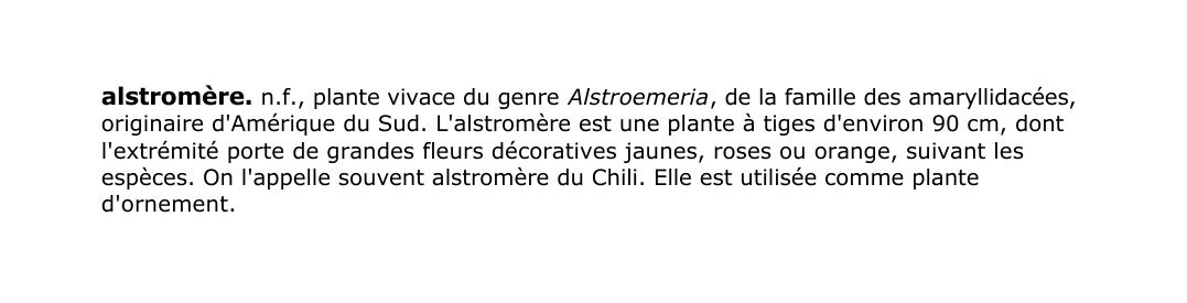 Prévisualisation du document alstromère.