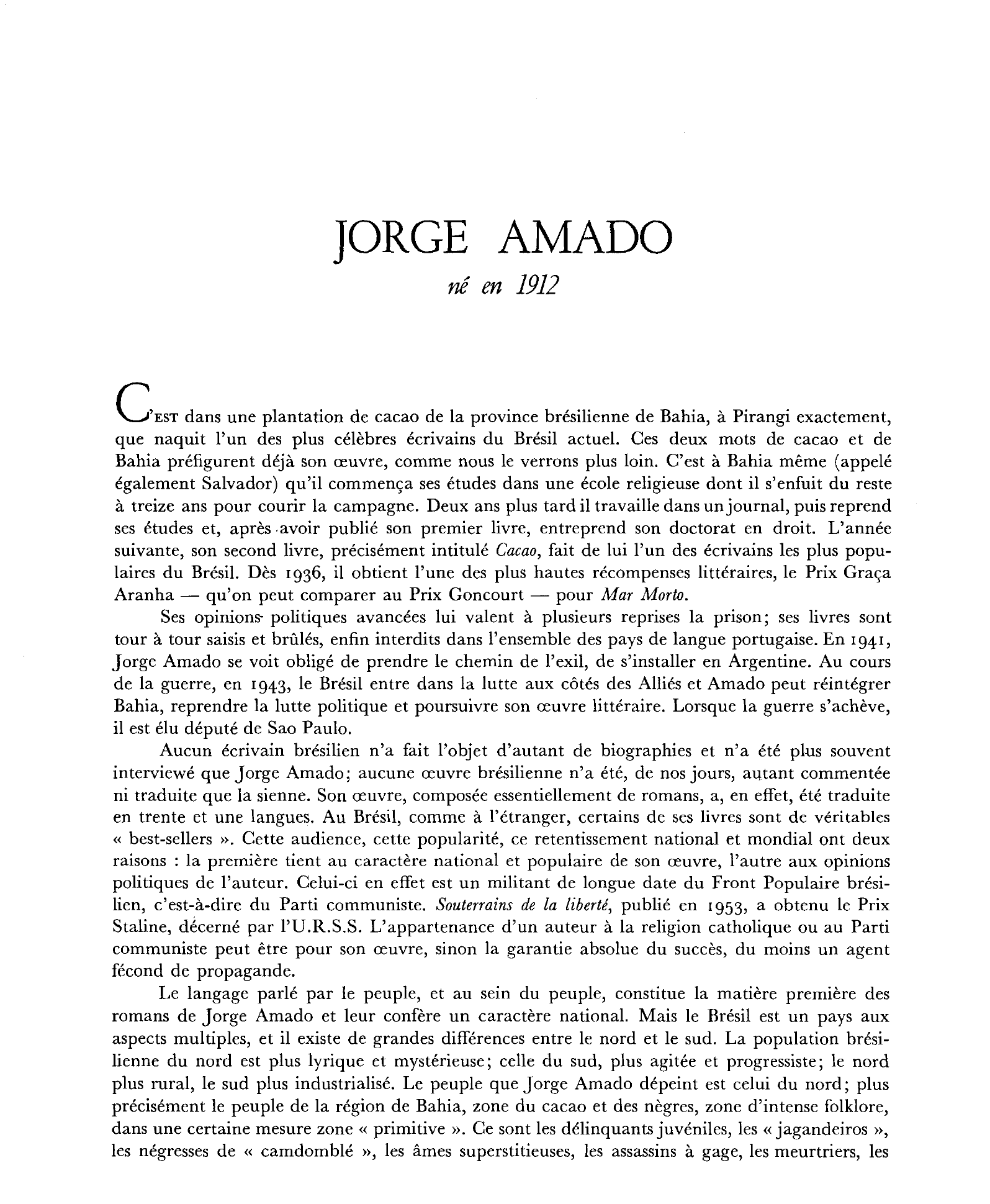 Prévisualisation du document Amado (Jorge)