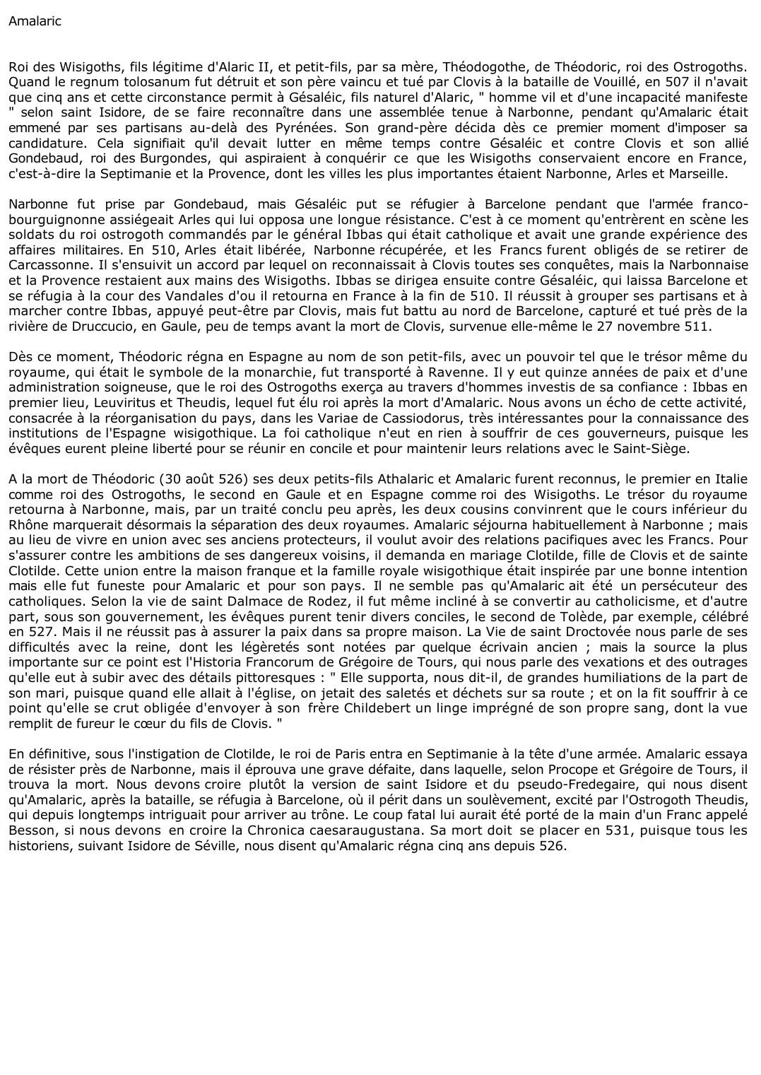 Prévisualisation du document Amalaric