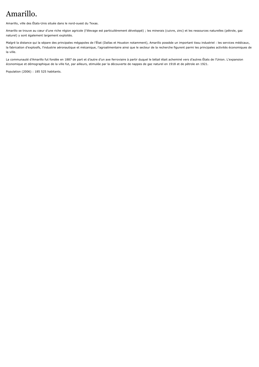 Prévisualisation du document Amarillo.