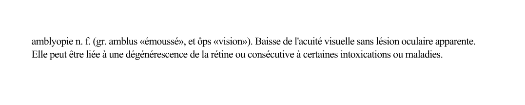 Prévisualisation du document amblyopie n.