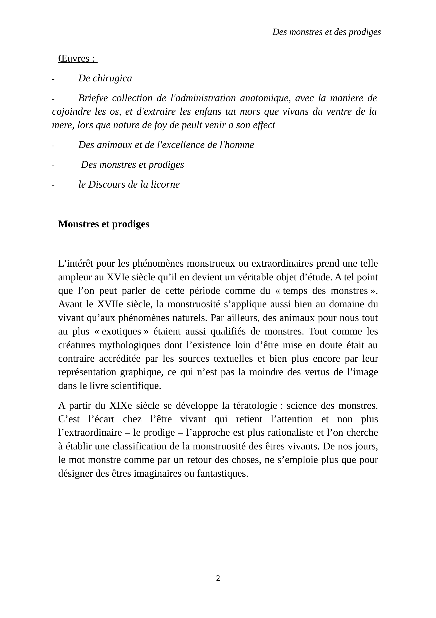 Prévisualisation du document AMBROISE PARE