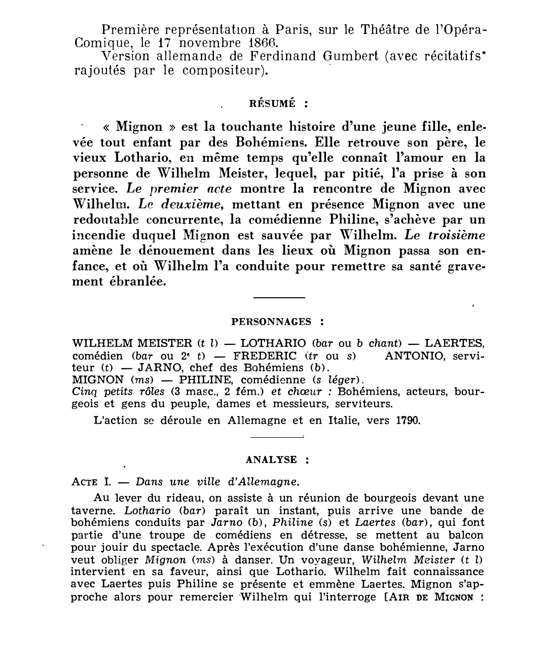 Prévisualisation du document Ambroise THOMAS: MIGNON