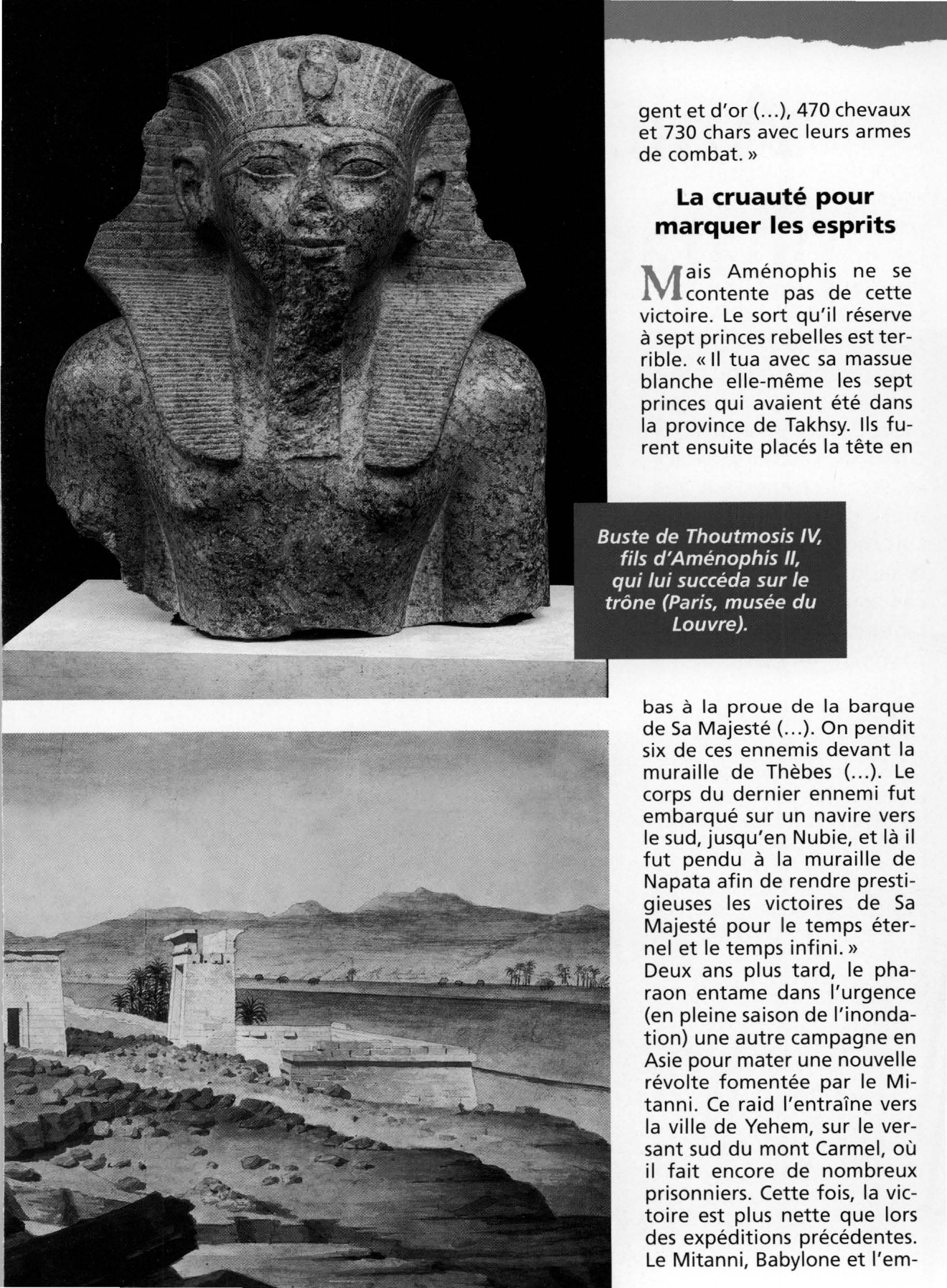 Prévisualisation du document Aménophis II pharaon guerrier
