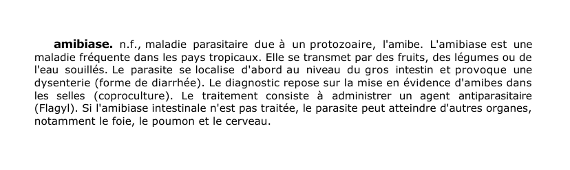 Prévisualisation du document amibiase.
