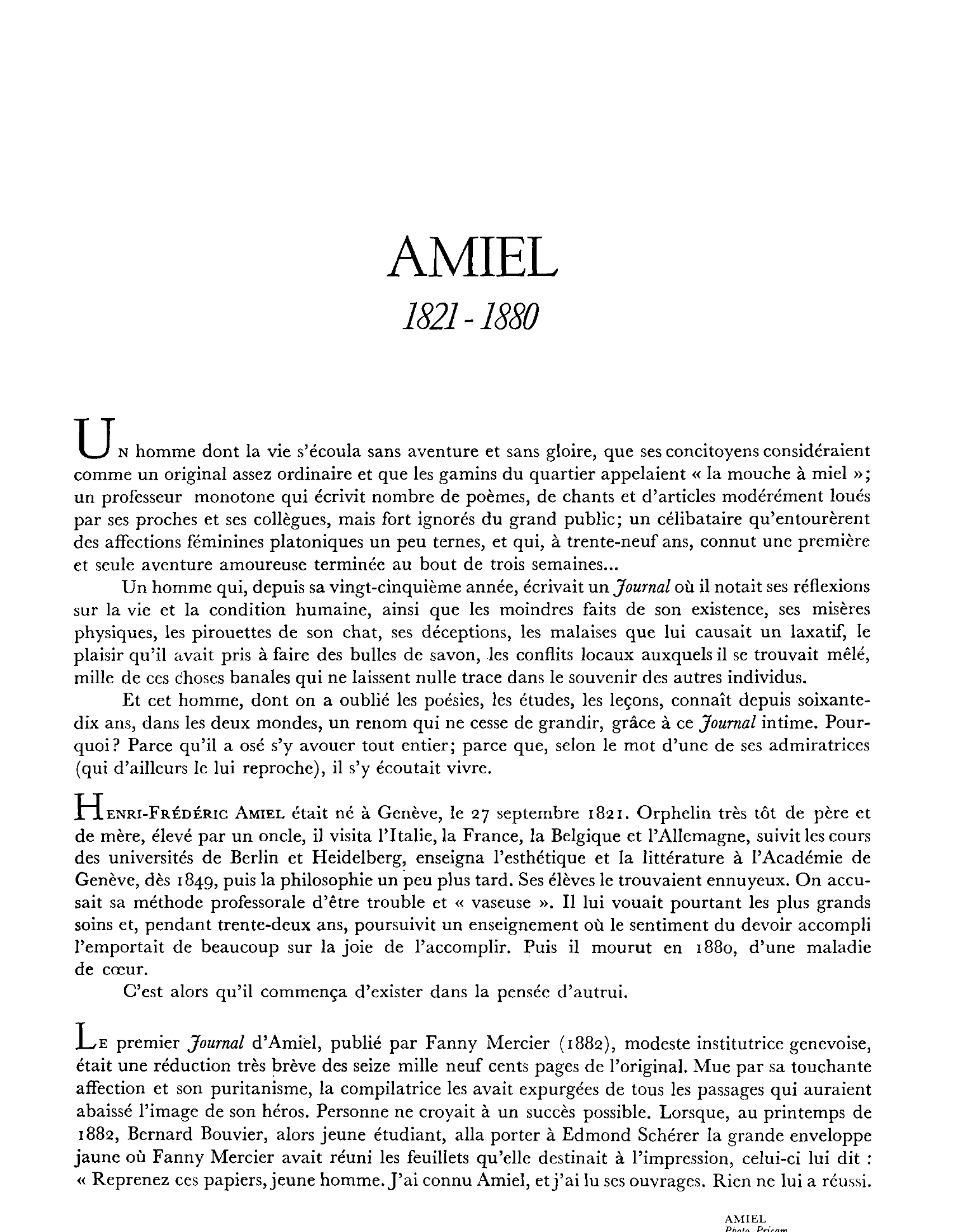 Prévisualisation du document AMIEL (Henri Frédéric)