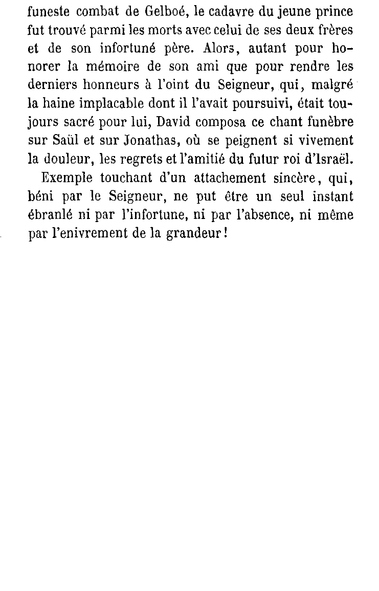 Prévisualisation du document Amitié de David pour Jonathas