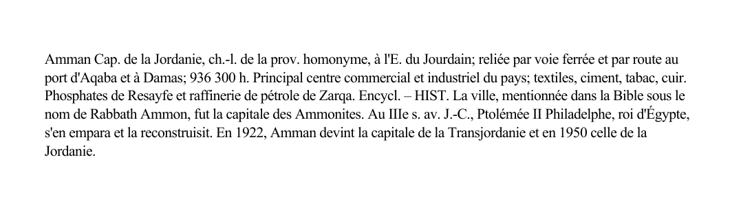 Prévisualisation du document Amman Cap.