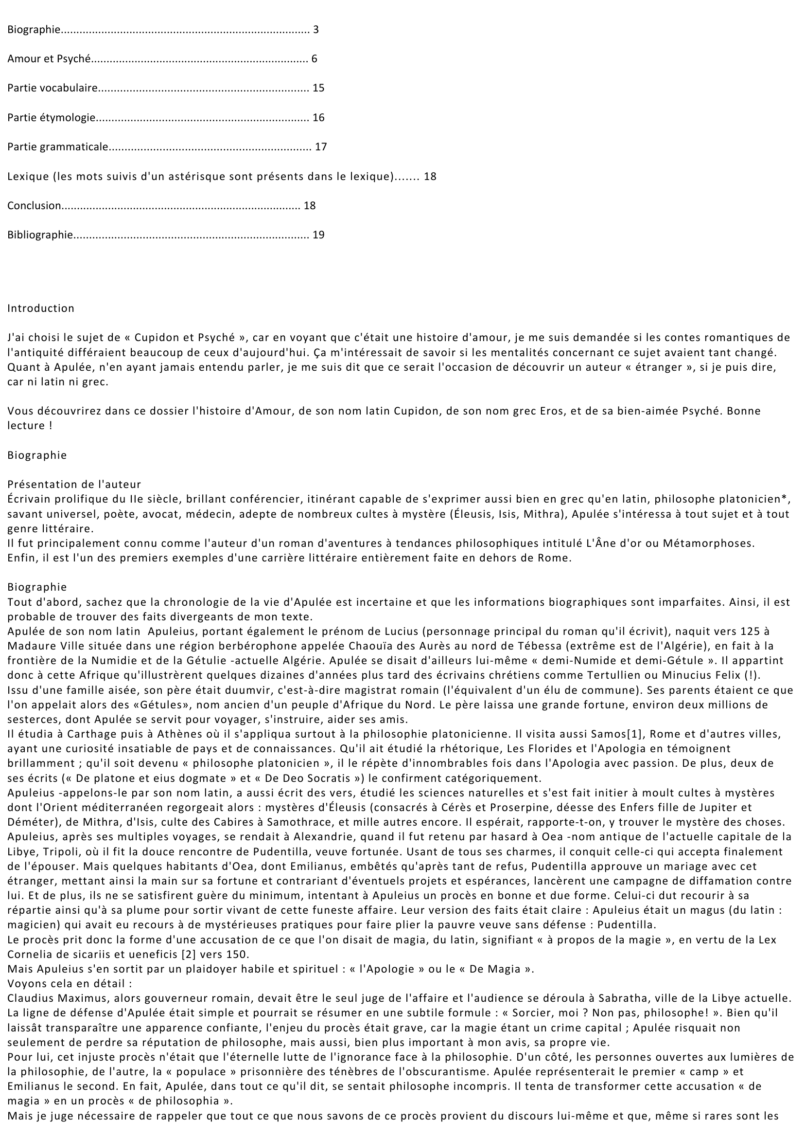 Prévisualisation du document Amour et Psyché