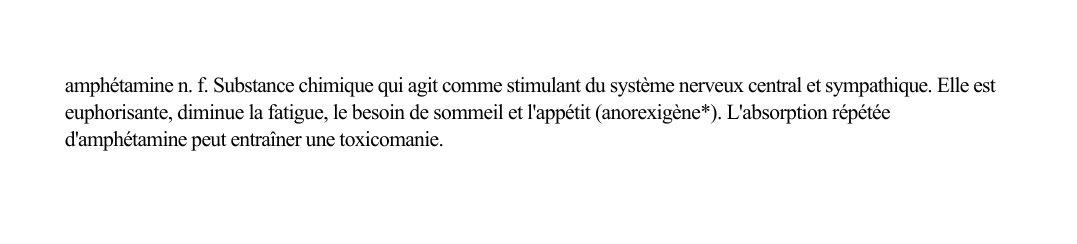 Prévisualisation du document amphétamine n.