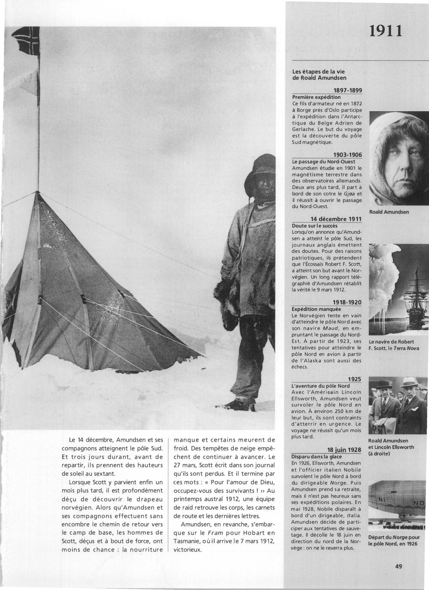 Prévisualisation du document Amundsen avant Scott au pôle Sud