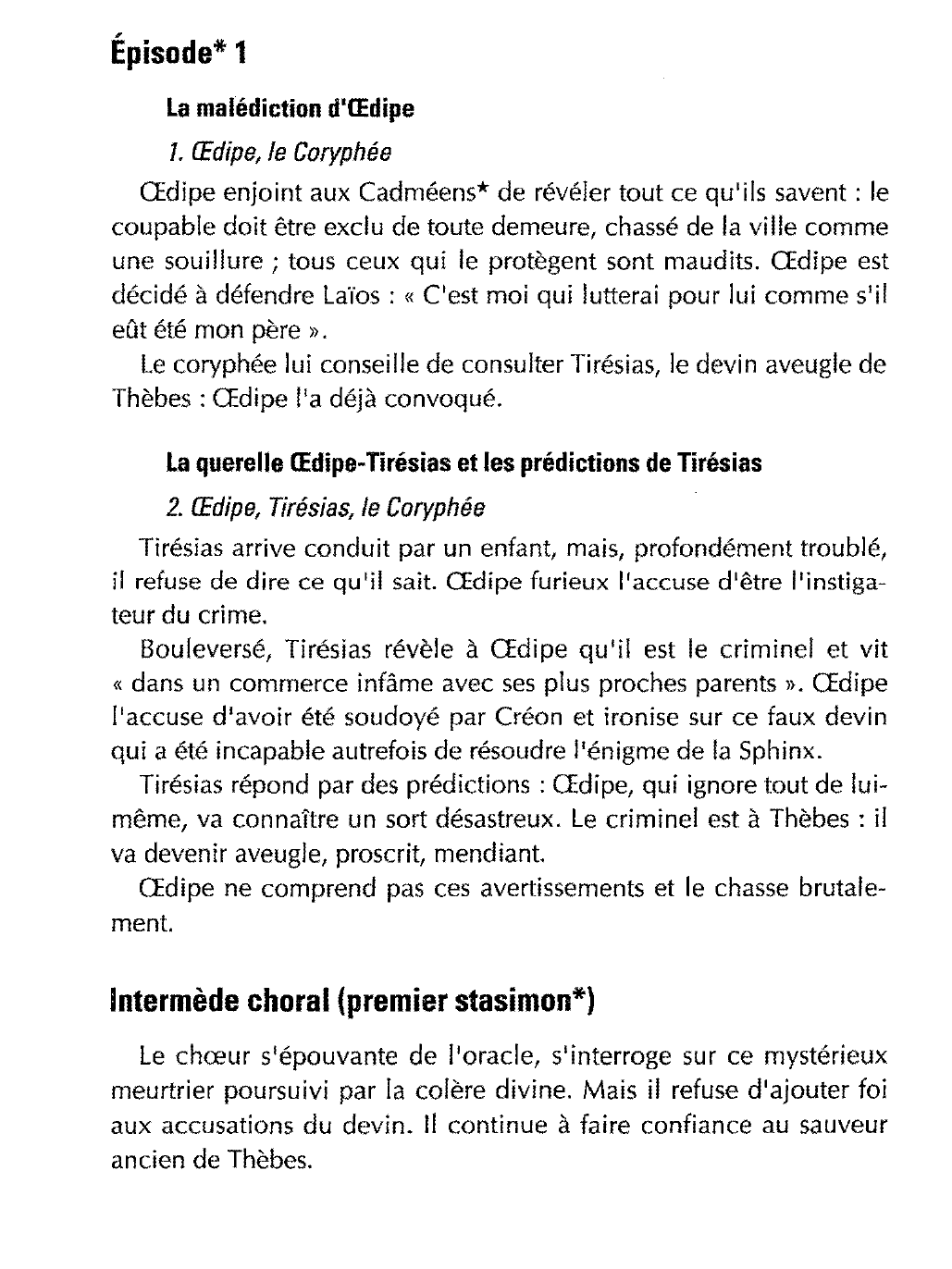 Prévisualisation du document ANALYSE DE LA PIÈCE DE SOPHOCLE