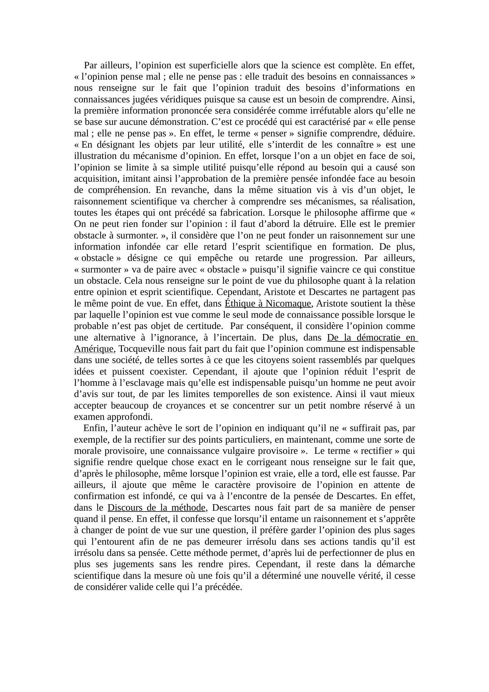 Prévisualisation du document Analyse de texte Gaston Bachelard "Formation de l'esprit scientifique"