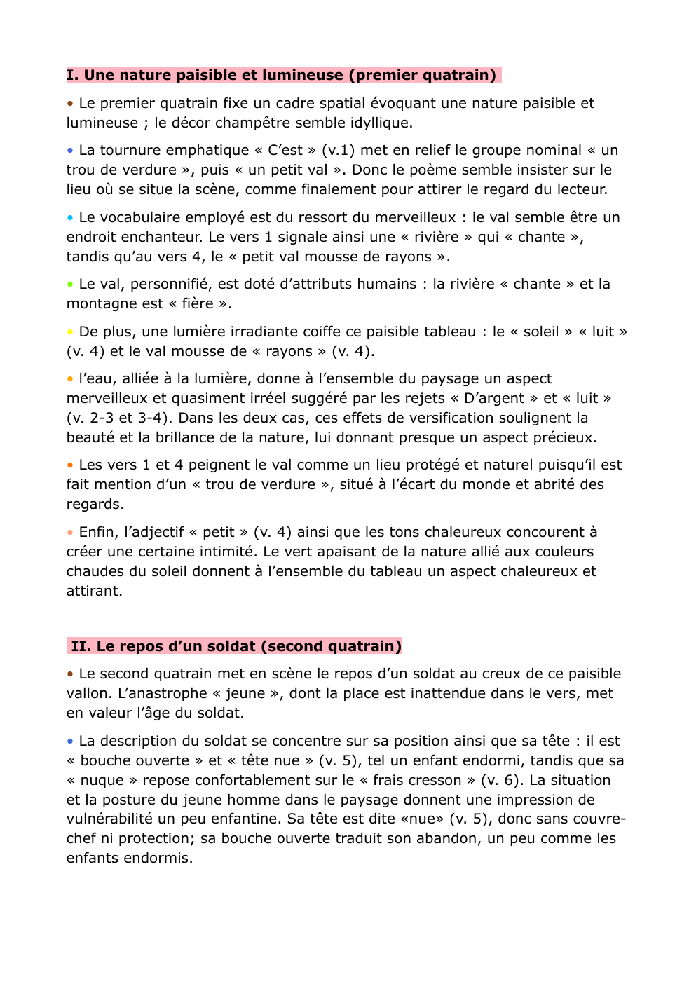 Prévisualisation du document analyse de texte le dormeur du val