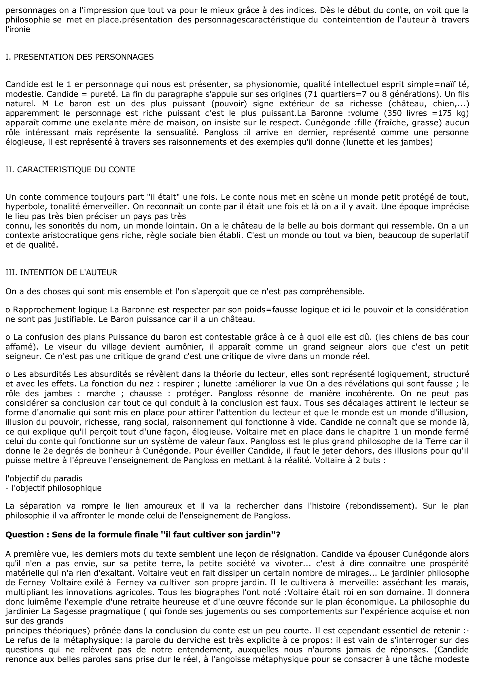Prévisualisation du document Analyse du Candide de VOLTAIRE	.
