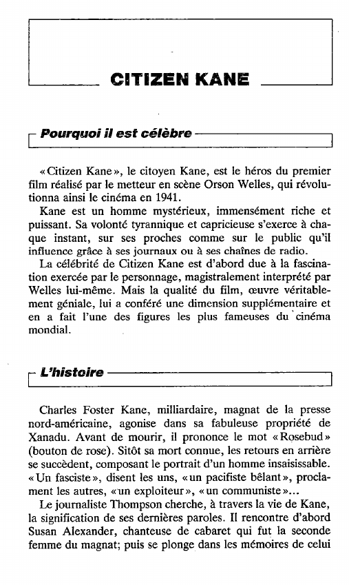 Prévisualisation du document Analyse du début de Citizen Kane d'Orson Welles