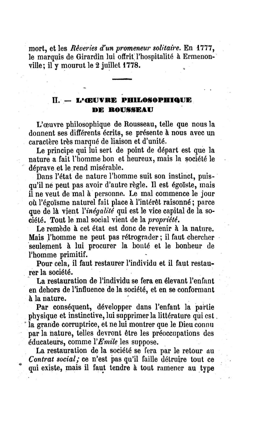 Prévisualisation du document Analyse du livre premier et second du Contrat Social de Rousseau