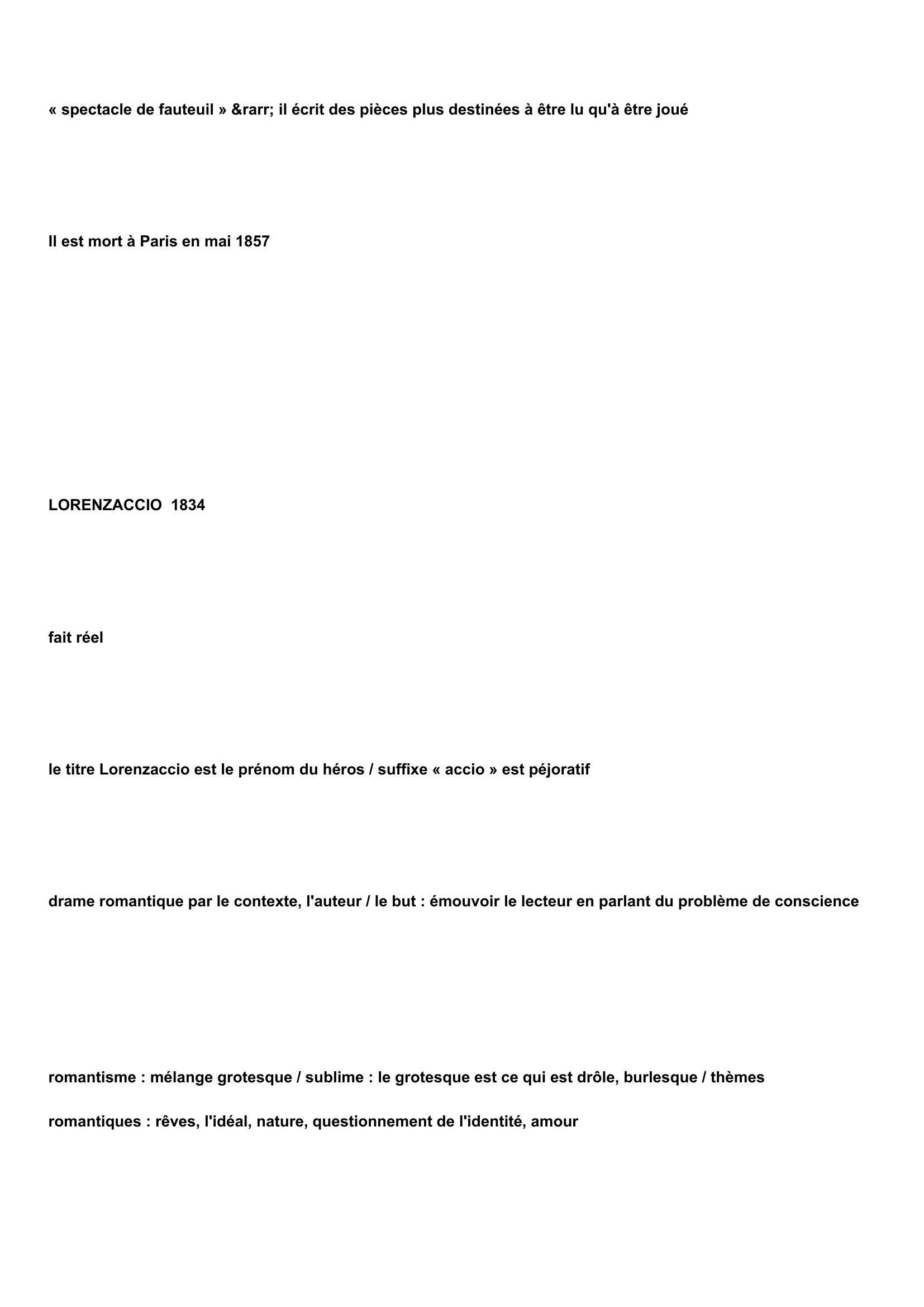 Prévisualisation du document Analyse, extrait de Lorenzaccio Acte I, scène 1