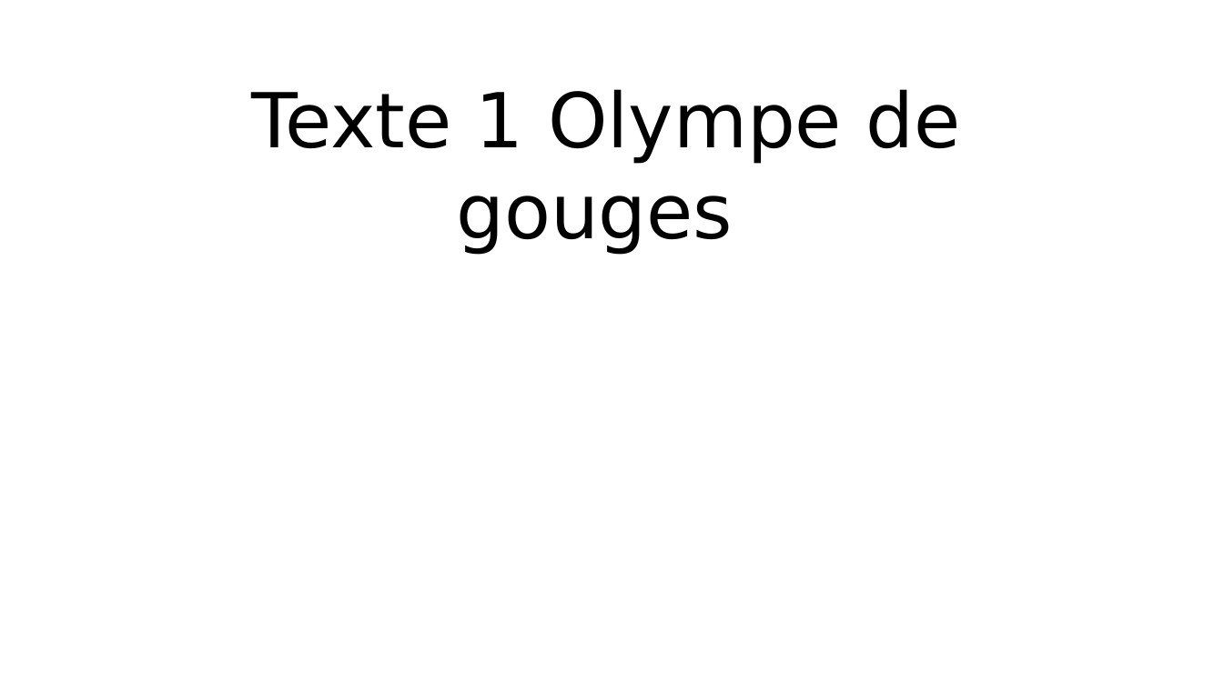 Prévisualisation du document Analyse linéaire : Olympe de Gouges, DDFC (préambule)