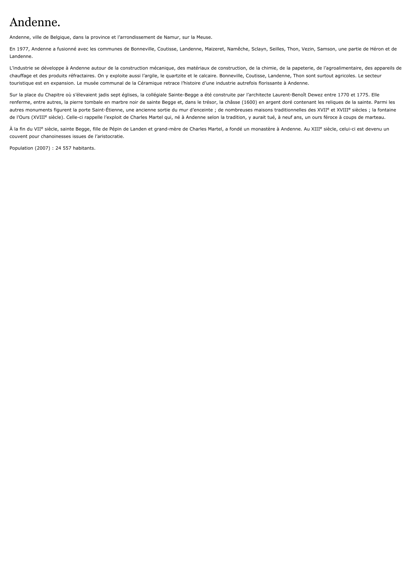 Prévisualisation du document Andenne.