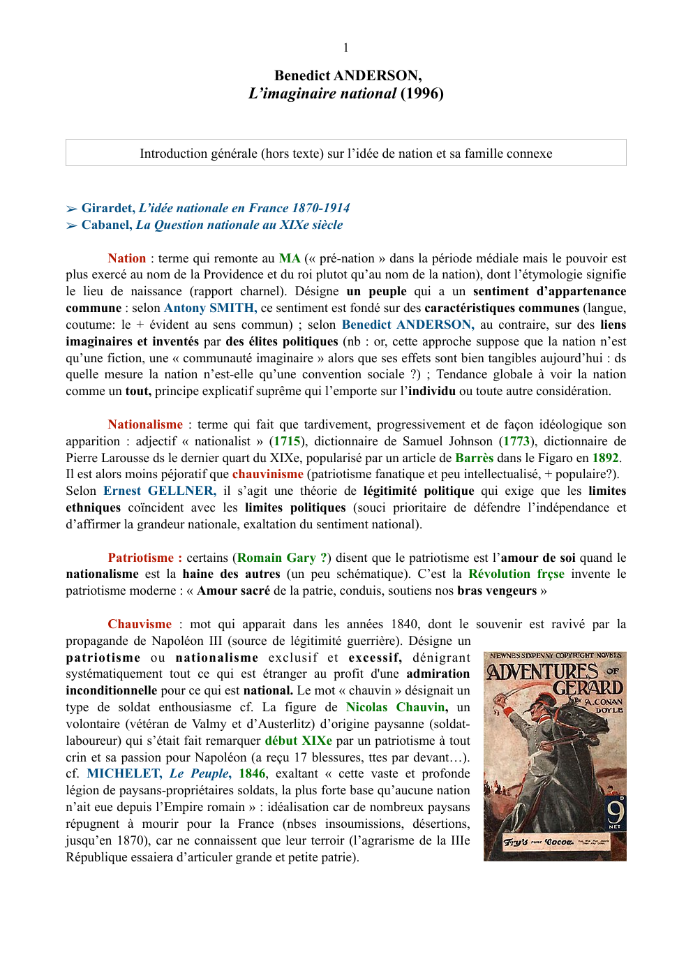 Prévisualisation du document Anderson - L'imaginaire national