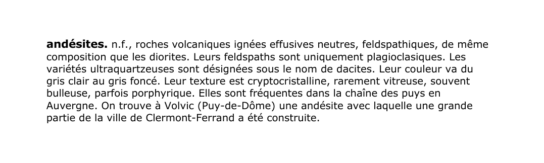 Prévisualisation du document andésites.