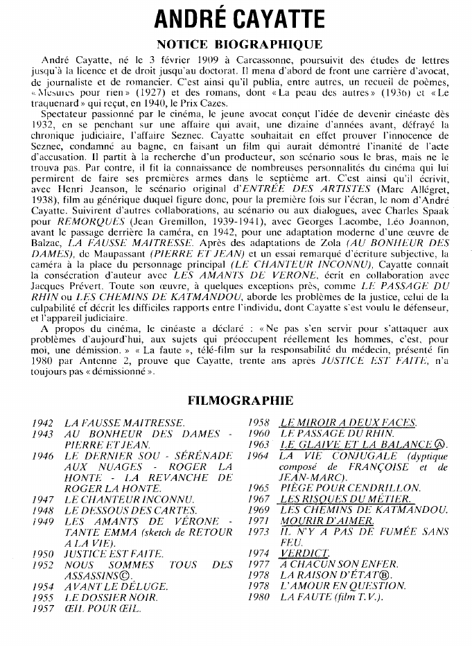 Prévisualisation du document ANDRÉ CAYATTE