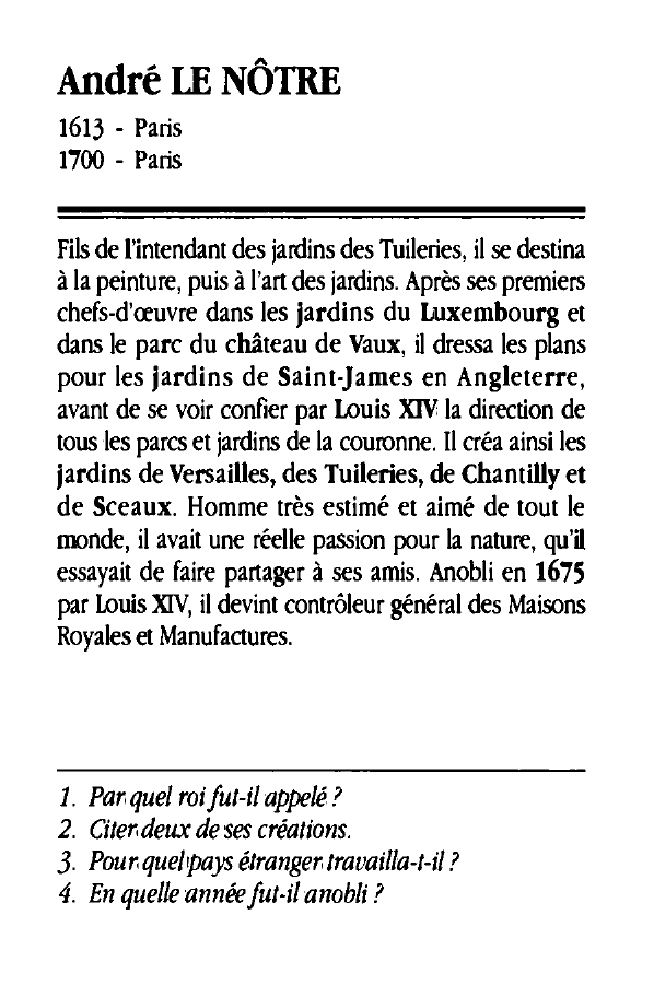 Prévisualisation du document André LE NÔTRE