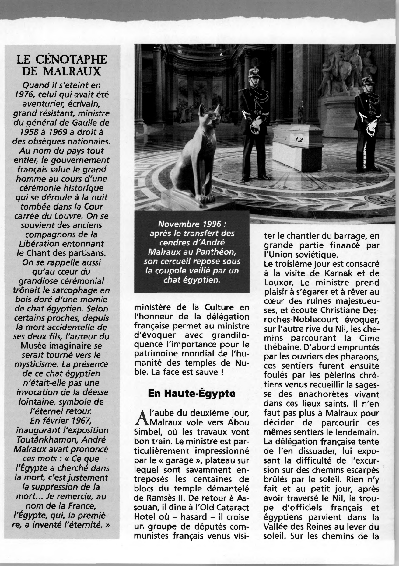 Prévisualisation du document André Malraux voyage en Egypte