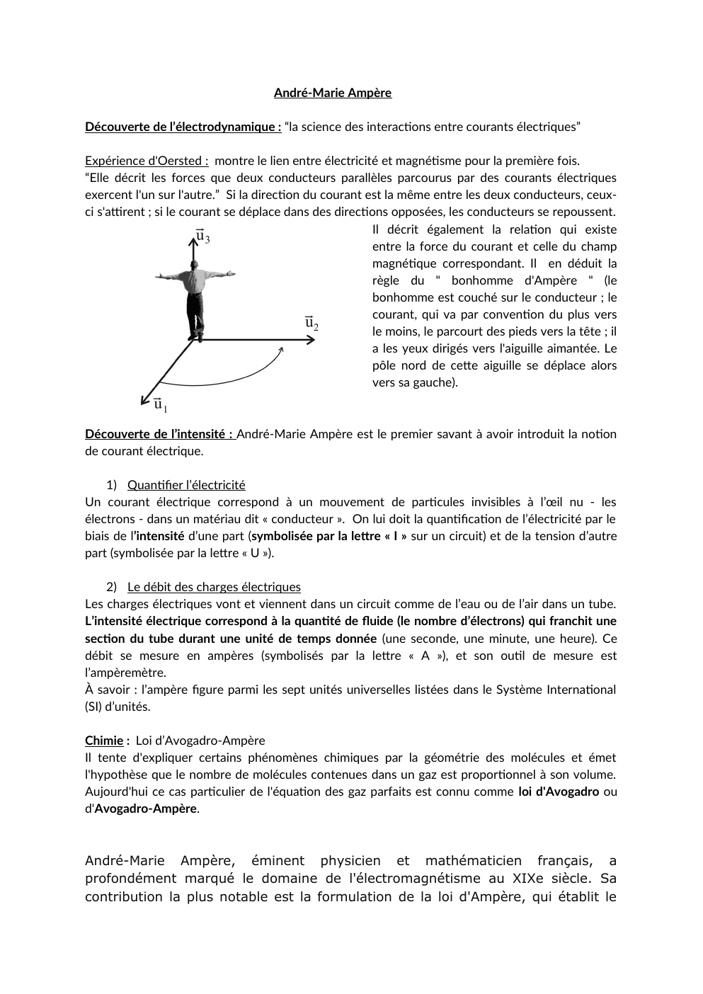 Prévisualisation du document André-Marie Ampère