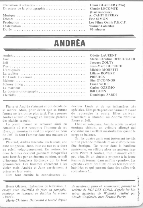 Prévisualisation du document ANDRÉA