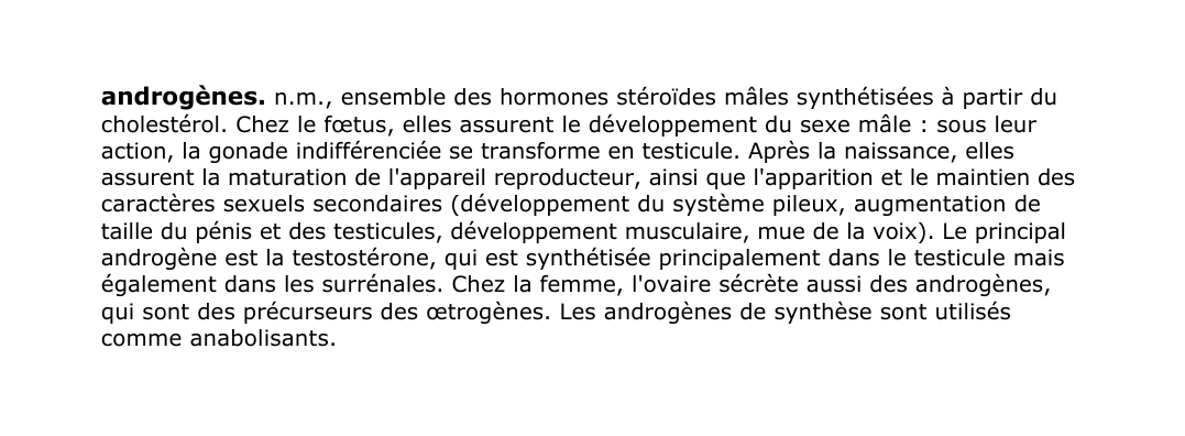 Prévisualisation du document androgènes.