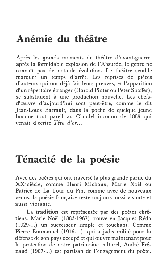 Prévisualisation du document Anémie du théâtre